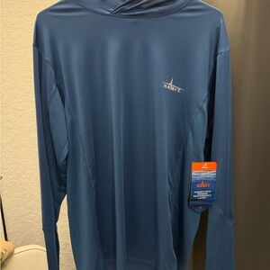 Habit Blue Long Sleeve Hoodie